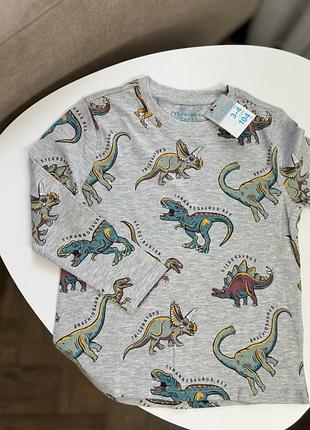 Лонгслів реглан для хлопчика 🦖🦕