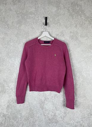 Жіночий светр polo ralph lauren в гарному стані, оригінал m-l