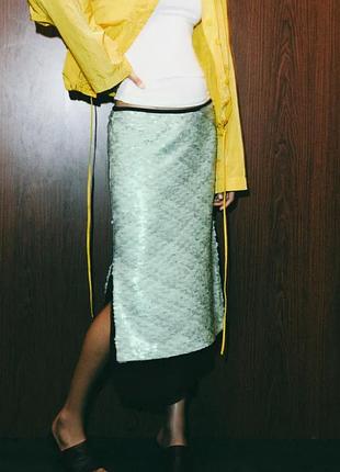 Юбка zw collection из ткани жоржет