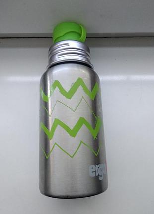 Бутылка для воды ergobag pura zigzag из нержавеющей стали