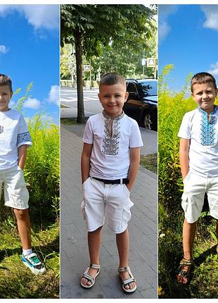 Вышитые футболки для мальчика 8-10 лет