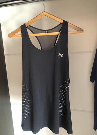 Майка від under armour l/xl із світловідбиваючими логотипами, оригінал. стан 10/10