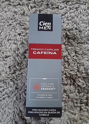 Cien men caffeine tonic мужской тоник для волос от выпадения 150 мл