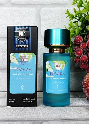 Женские фруктовые духи sorbetto rosso сорбетто россо сочный аромат