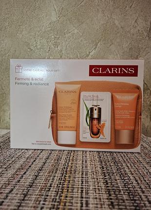 Clarins firming and radiance set набор из двух мини продуктов