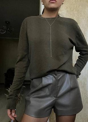 Легкий джемпер із вовни і шовку від massimo dutti