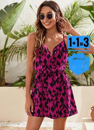 Сукня в леопардовий принт shein l