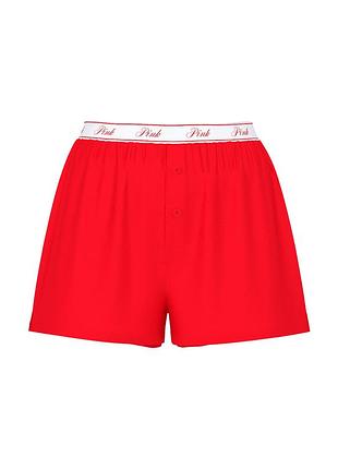 Атласні піжамні шорти для дому і сну victoria's secret pink s m 36 38