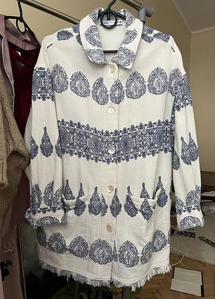 Сорочка жакет zara