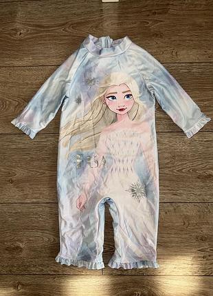 Купальний комбінезон ельза frozen на дівчинку 3-4роки