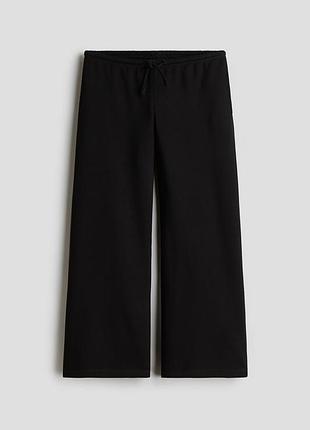 10-11/11-12/12-13/13-14/14+ h&amp;m новые фирменные широкие спортивные штаны для девочек с эластичной талией