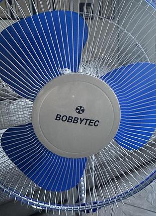 Вентилятор підлоговий 45 вт, 3 швидкості, bobbytec fs40-602, синій / побутовий вентилятор / вентилятор для дому