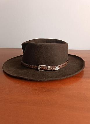 Bailey шерстяная шляпа auburn lite felt  из фетра шоколадного цвета, l