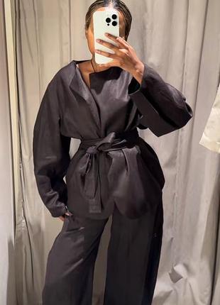 Продам костюм лен кимоно zara