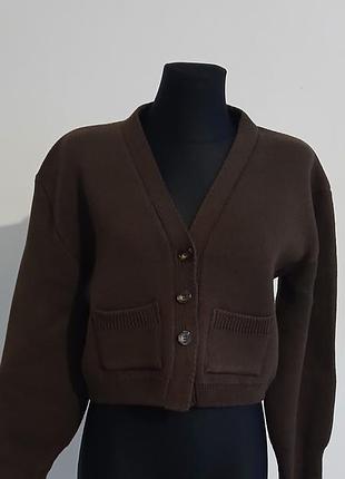 Кардиган коричневий 2