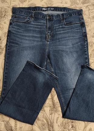 Синие джинсы батал 2 xl old navy boot-cut
