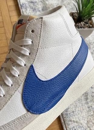 Nike blazer mid 77 jumbo blue/ найк блейзер джумбо сині