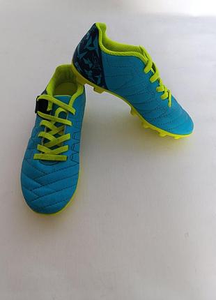Детские футбольные бутсы kipsta agility разм. 30 (стелька 19 см)