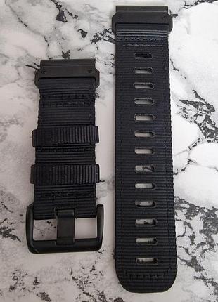 Ремешок для garmin instinct e - 40 мм | instinct 2s - тактический нейлоновый army nato black 20 мм