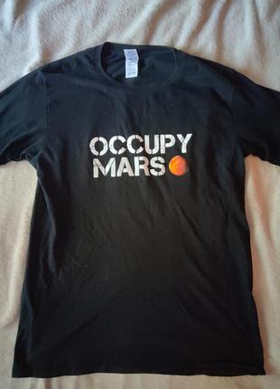 Футболка occupy mars ilon mask space x