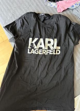 Оригінальна футболка karl lagerfeld