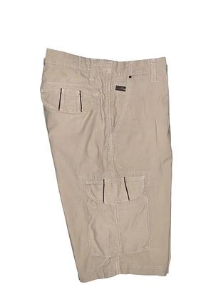 Massimo dutti мужские бежевые шорты-карго из хлопкового твила 32