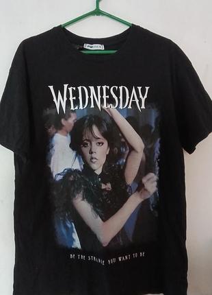 Футболка черная wednesday