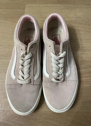 Жіночі кеди vans рожеві замшеві 38,5р