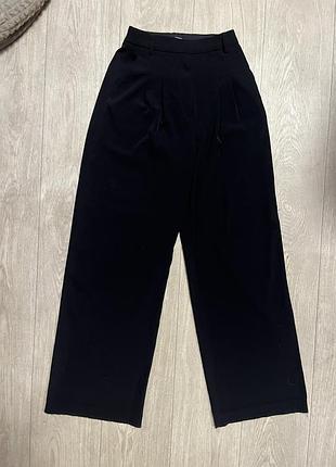 Чорні жіночі брюки палаццо h&m 34 розмір xs