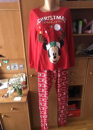 Пижама, комплект, костюм, 100% коттон, xl. disney.