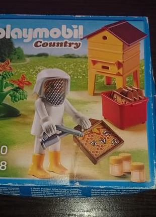 Playmobil country 6818 пасічник (beekeeper) з коробкою