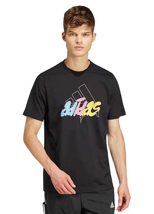 Мужская футболка adidas illustrated badge graphic
