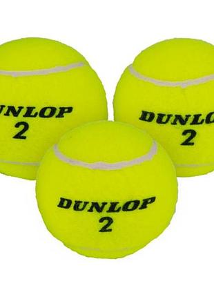 Набор теннисных мячей dunlop 3шт