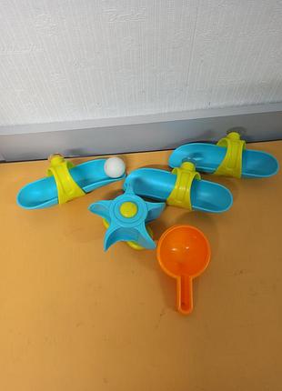 Набір для ігор у ванній кімнаті haba bathtub ball track playset.