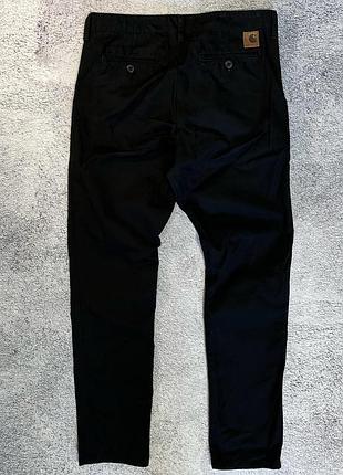 Штани джинси carhartt wip clute pant 32x32 чорні оригінал