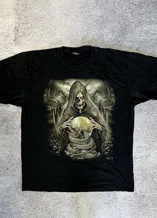 Футболка rock chang vintage glow in the dark двосторонній принт xl