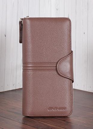 Кошелек de esse lc14621-gd49 кофе с молоком