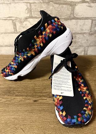 Оригінал! нові жіночі кросівки nike air footscape woven fb1959, nike, чорні, ультра легкі, 39-39.5 р, 25.5 см та 37 - 37.5 р, 23.5 см, німеччина