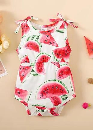 Купальник боді з соковитими кавунчиками 🍉
