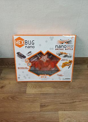Игровой набор hexbug nano bridge battle habitat.