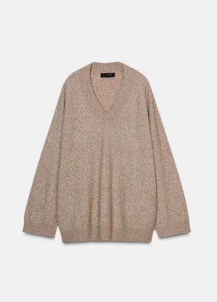 Оверсайз светр вовна zara