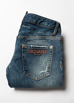 Dsquared2 vintage luxury wash faded effect denim distressed jeans women’s  [pwh017318]