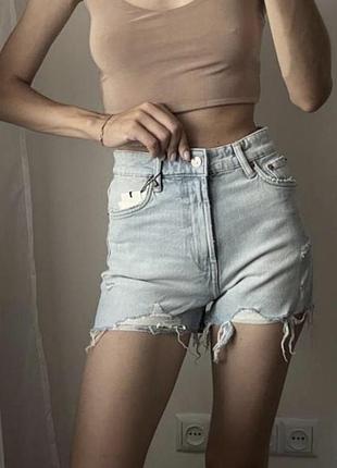 Джинсові шорти zara