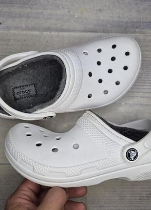 Утеплённые aквашузы сабо crocs