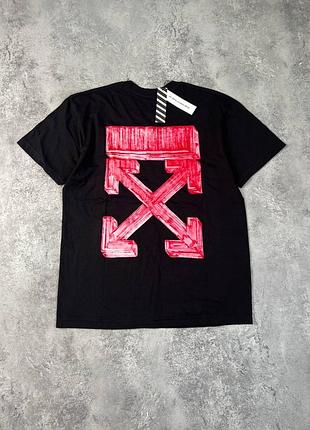 Футболка off white чорного кольору