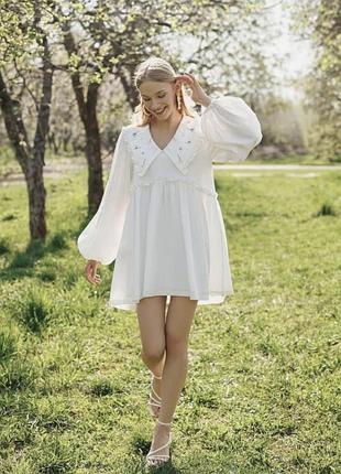 Жіноча сукня в молочному кольорі від cher17