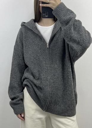 Шикарный зип свитер худи на замке primark