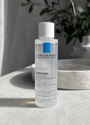 Мицеллярная вода la roche-posay toleriane объемом 50 мл