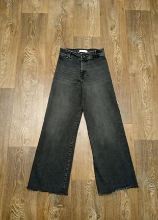 Джинсы zara 13 14 лет. wide leg