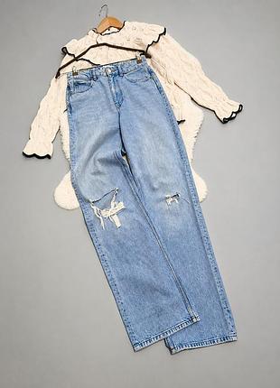 Джинсы zara прямые